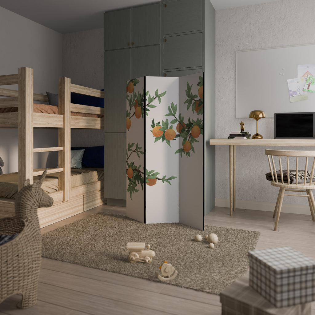 GORGEOUS ORANGE Παραβάν με 3 πάνελ