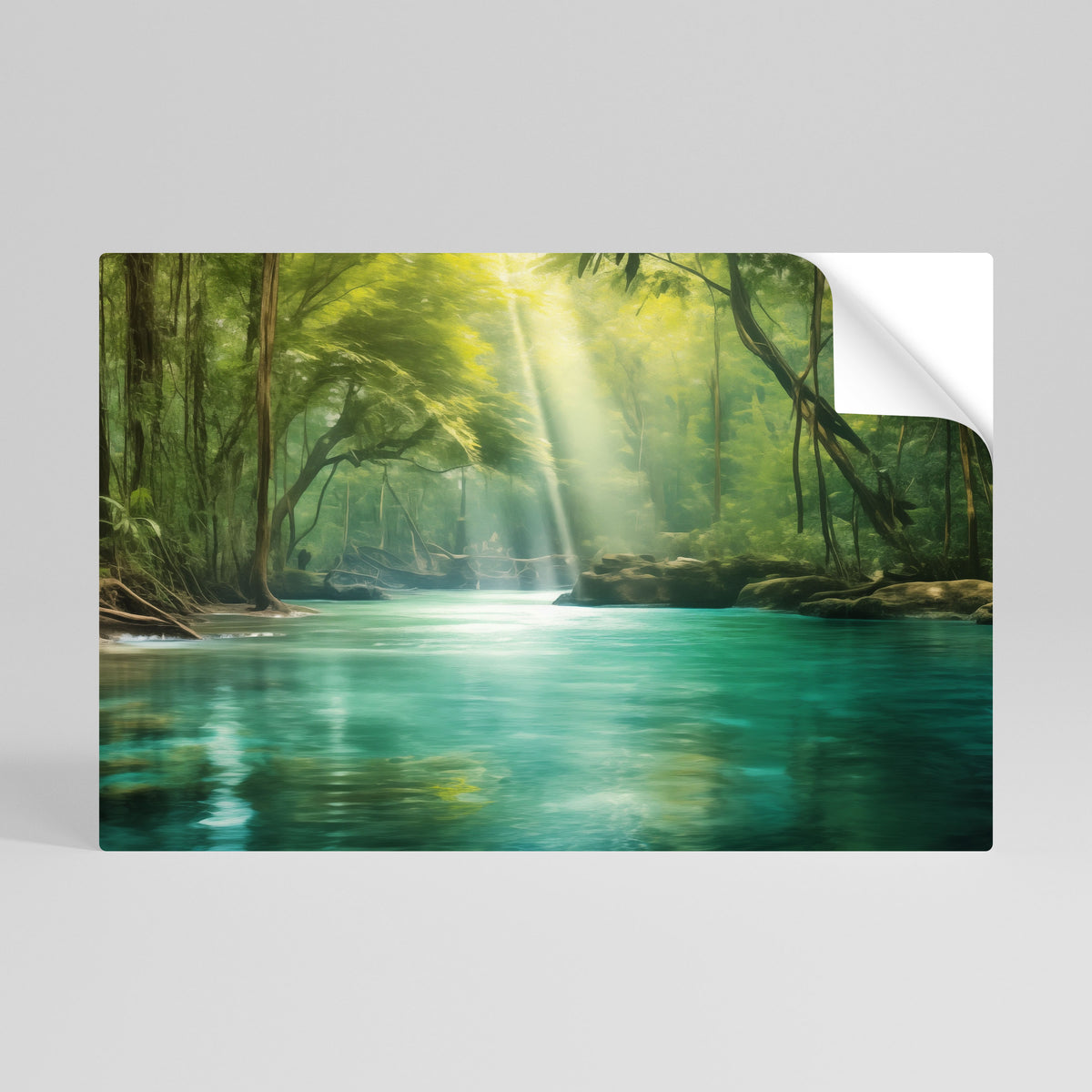 SERENE REFLECTIONS Αυτοκόλλητη Αφίσα οριζόντια