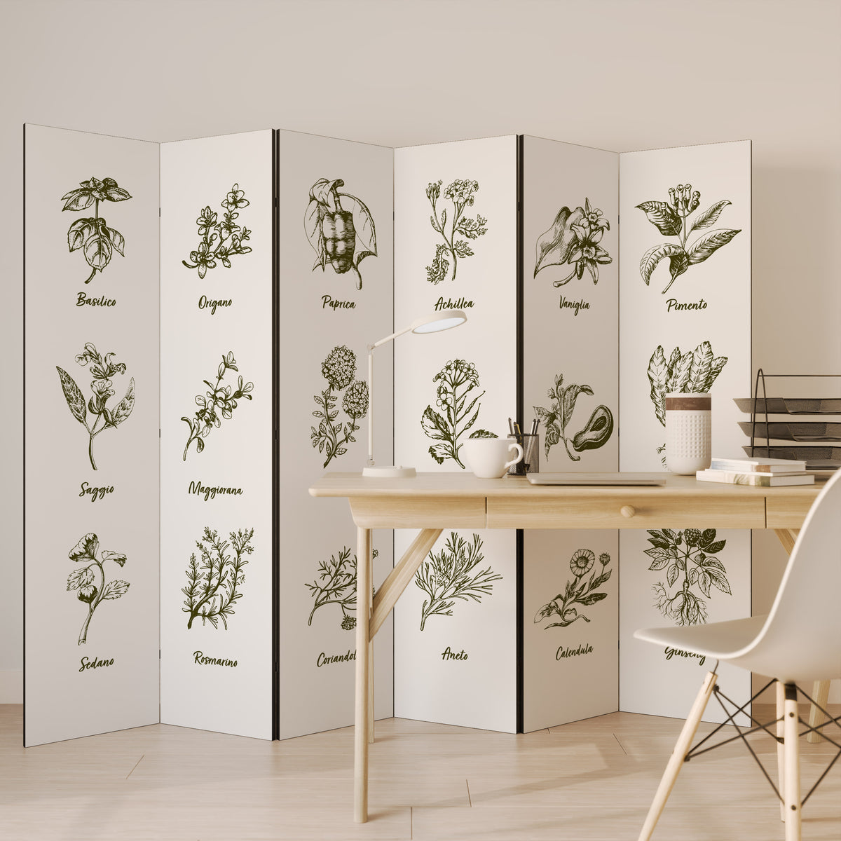 HERBAL FINESSE - IT Rumsavdelare 6 paneler
