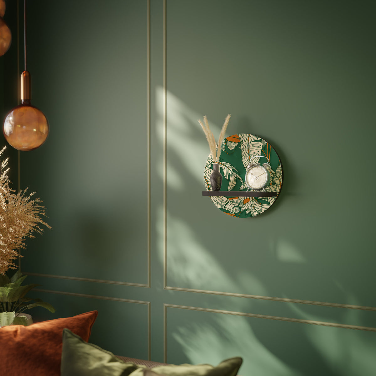 VERDANT PLEASURES Decorative Art Shelf