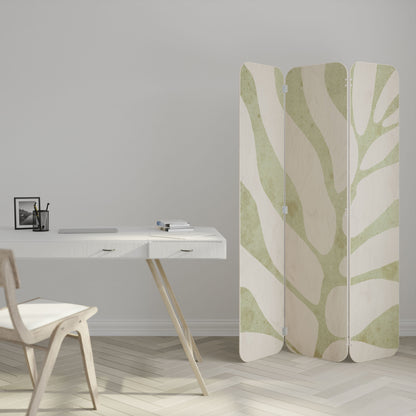 BOTANICAL SPARK 3-Panel Plywood Room Divider