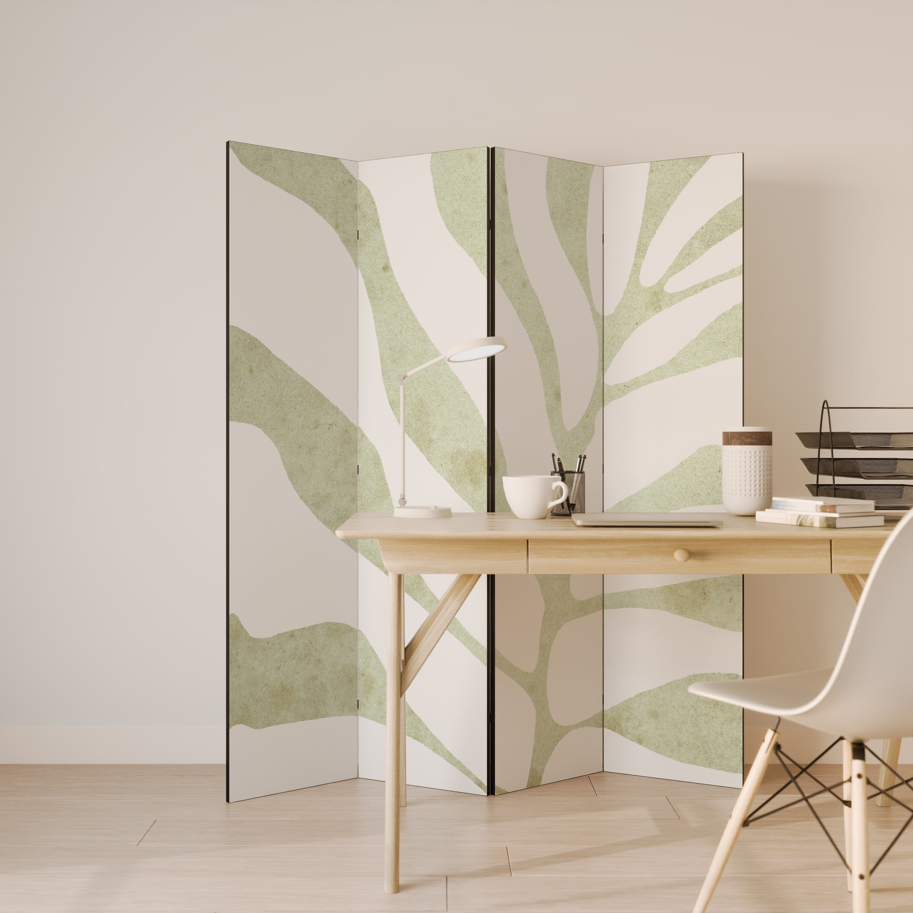 BOTANICAL SPARK 4-Panel Room Divider