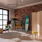 AQUA HELIX Panel decorativo de tabla de surf