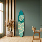 AQUA HELIX Panel decorativo de tabla de surf