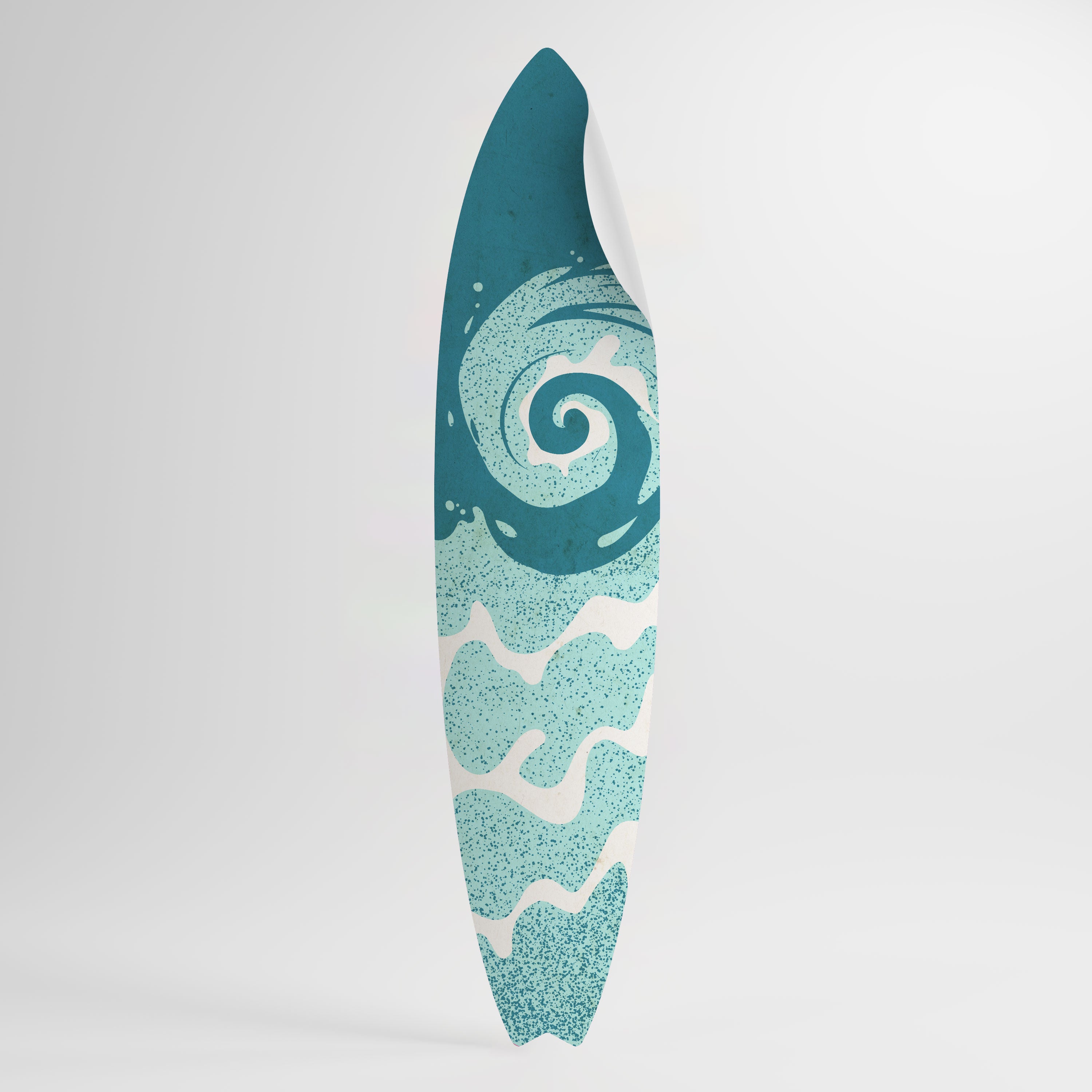 AQUA HELIX Surfboard-Wandsticker