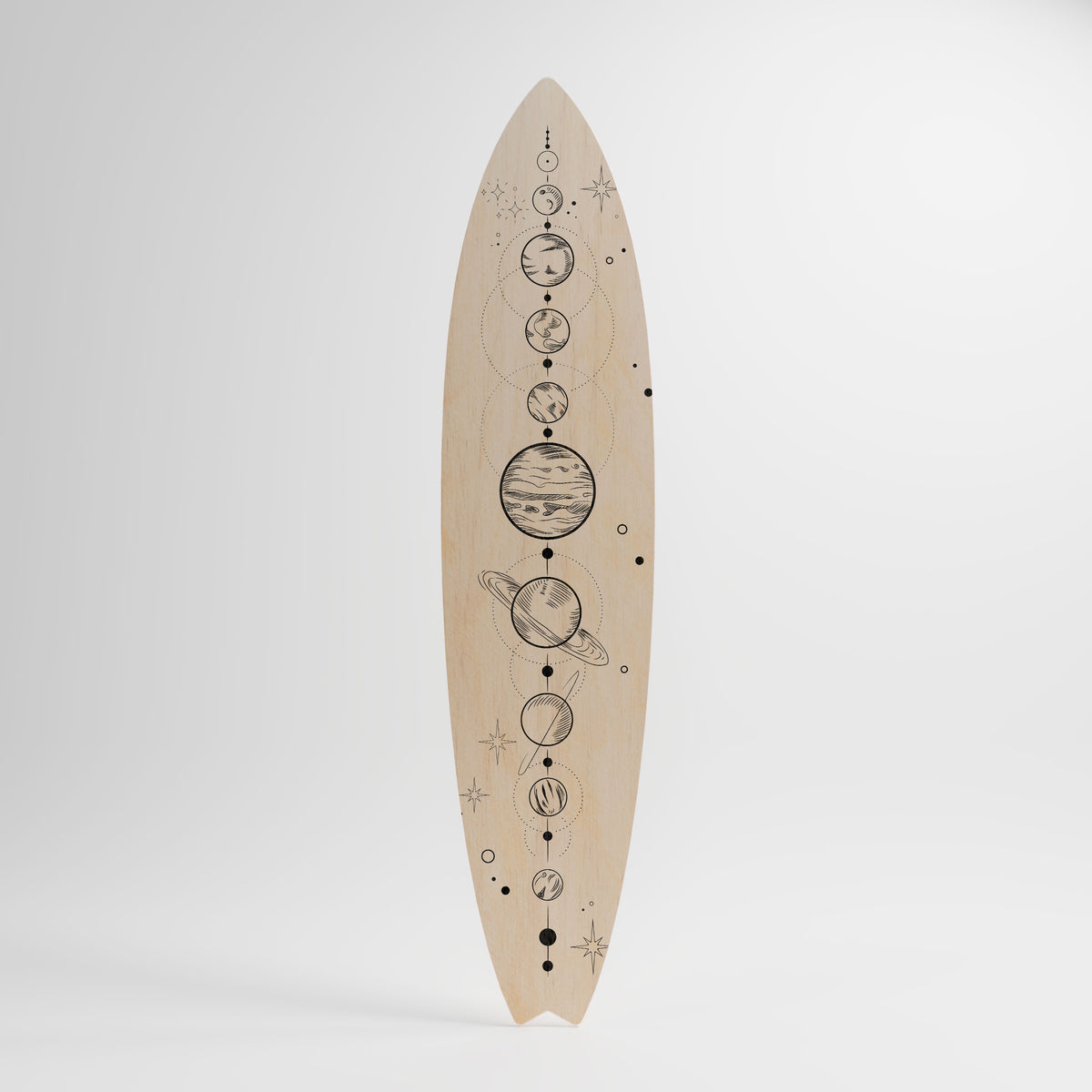 GALAXY OUTLINE Surfboard Decorative Panel