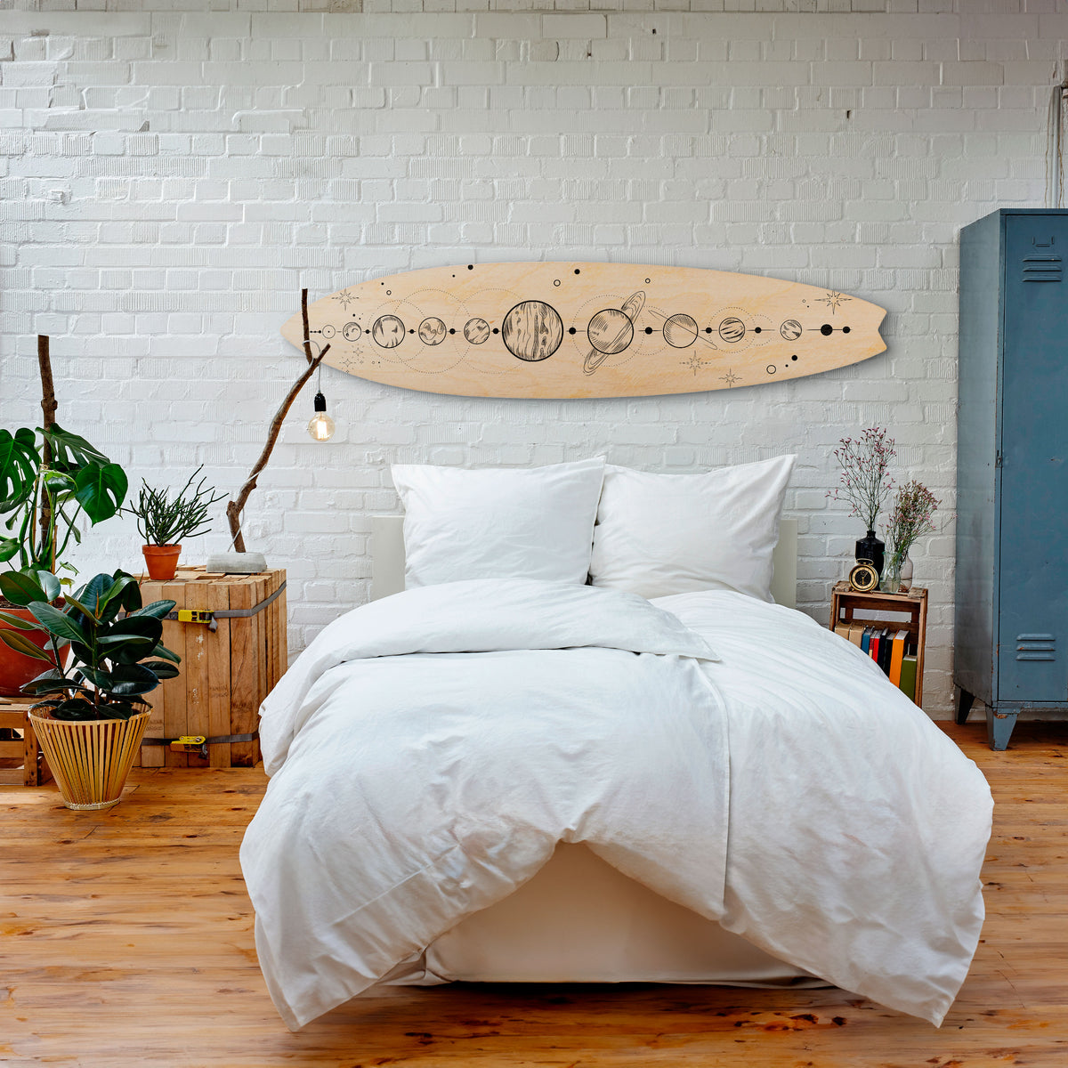 GALAXY OUTLINE Surfboard Decorative Panel
