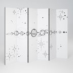 GALAXY OUTLINE 6-Panel Room Divider