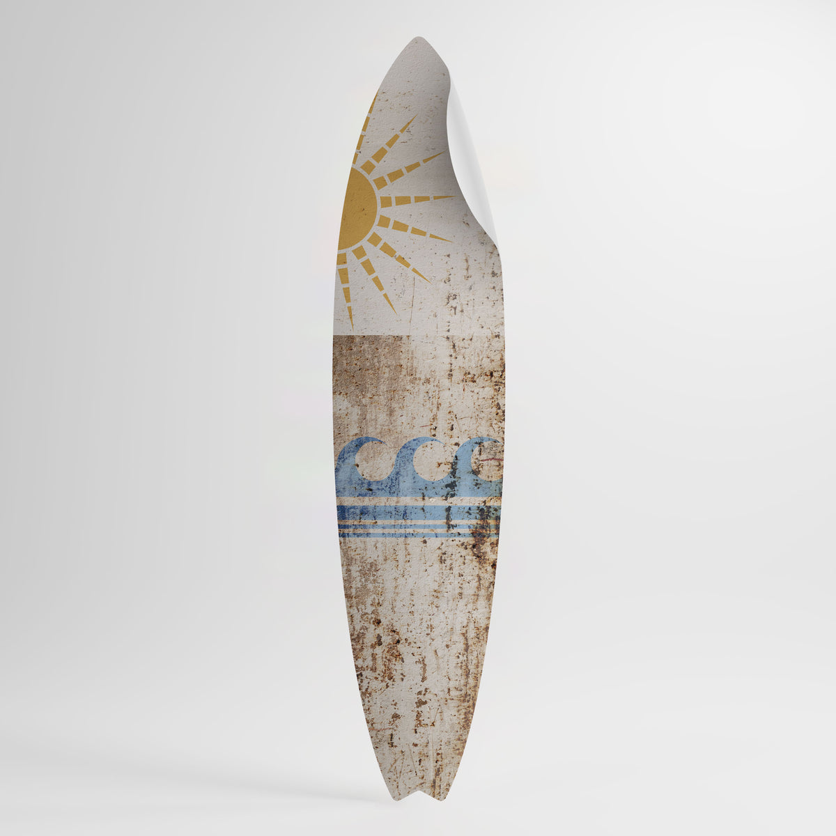 SUN-KISSED WAVES Vinilo decorativo de tabla de surf