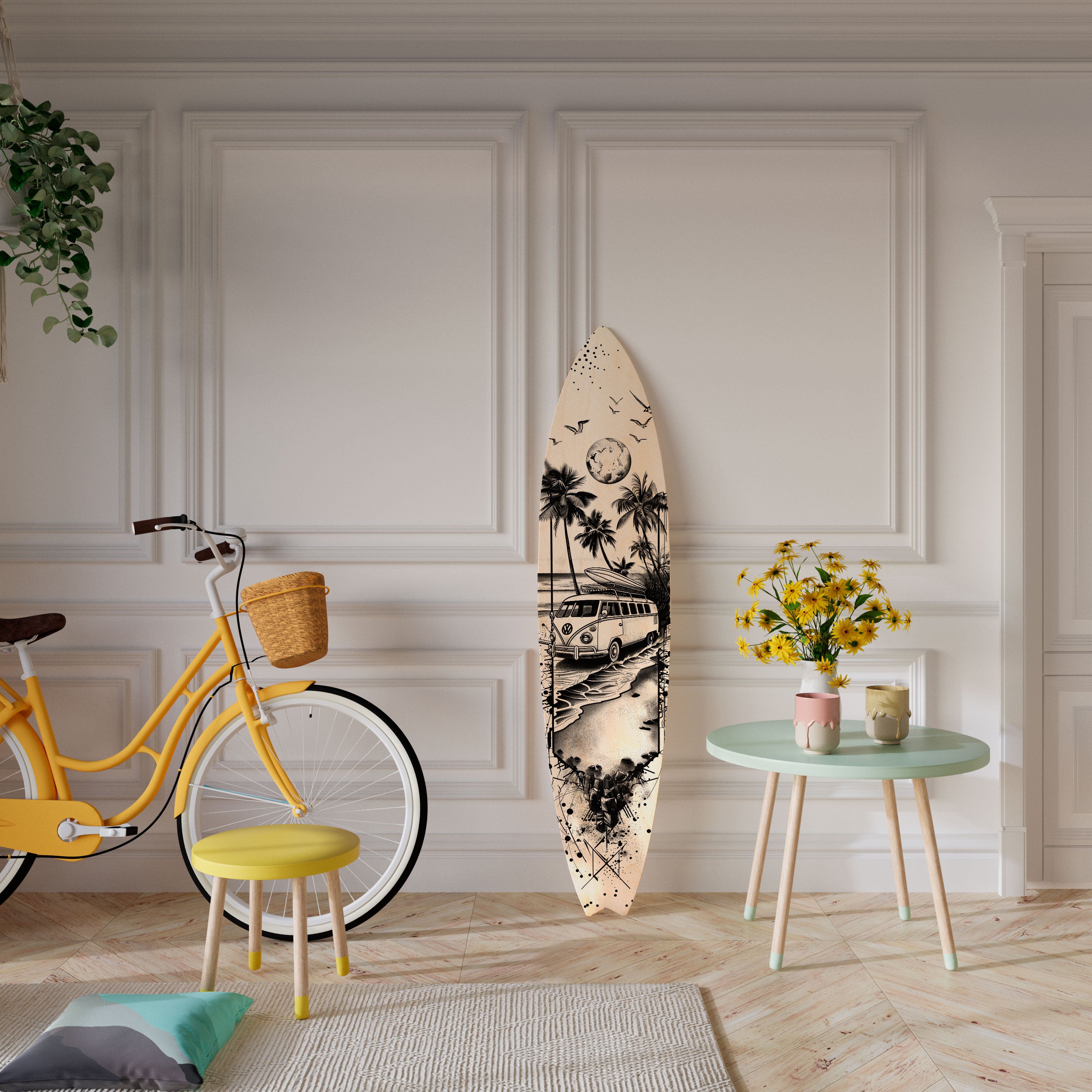 TRIPPY MEMORY Surfboard Decorative Panel