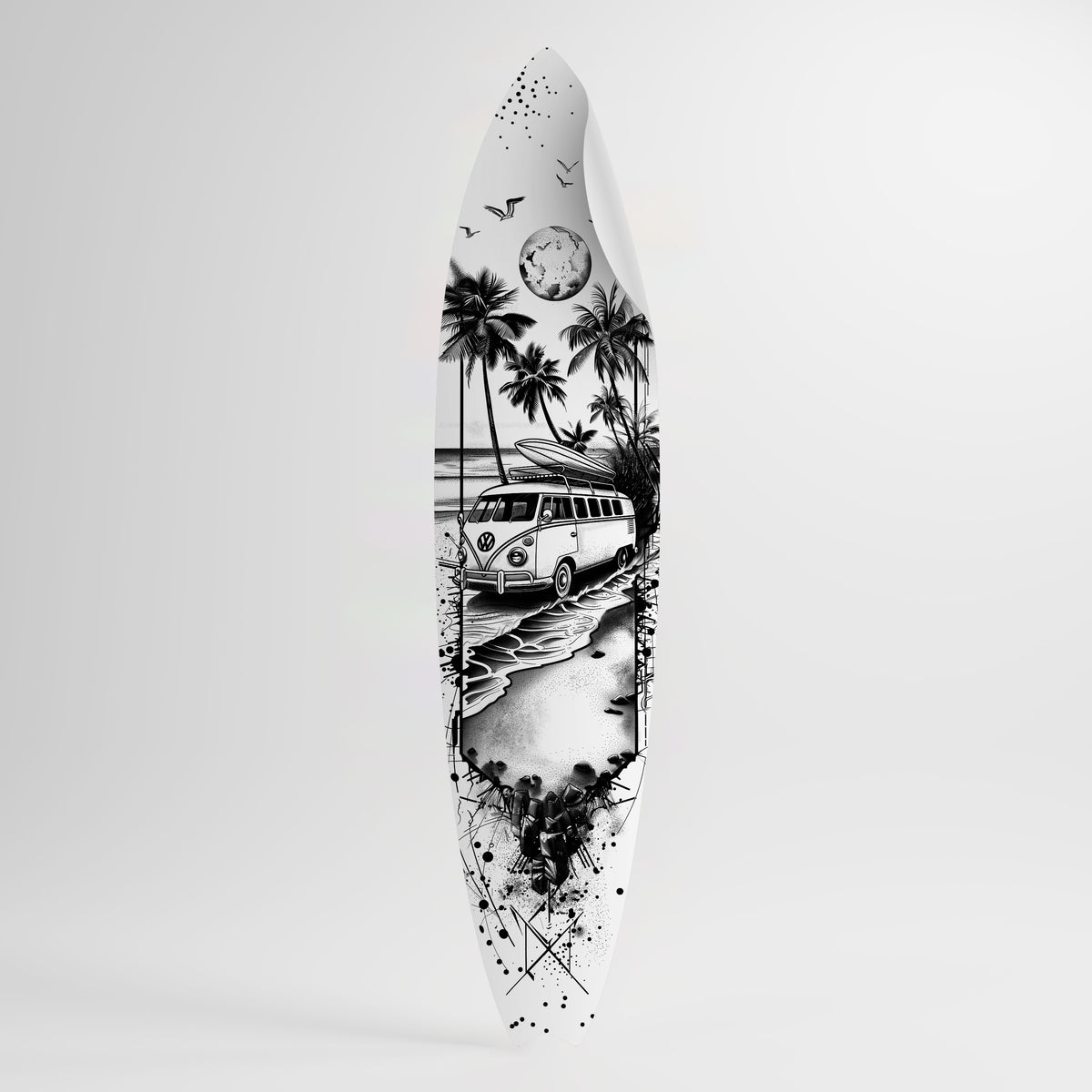 TRIPPY MEMORY Vinilo decorativo de tabla de surf