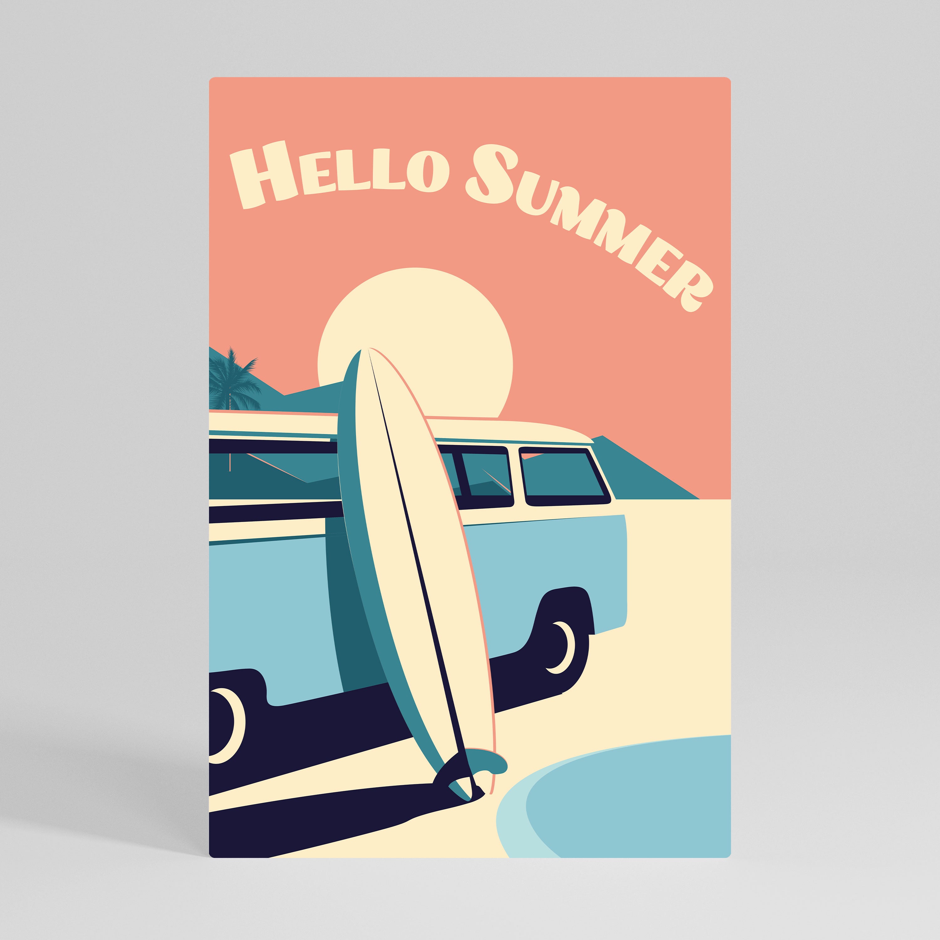 HELLO SUMMER - Obraz pionowy