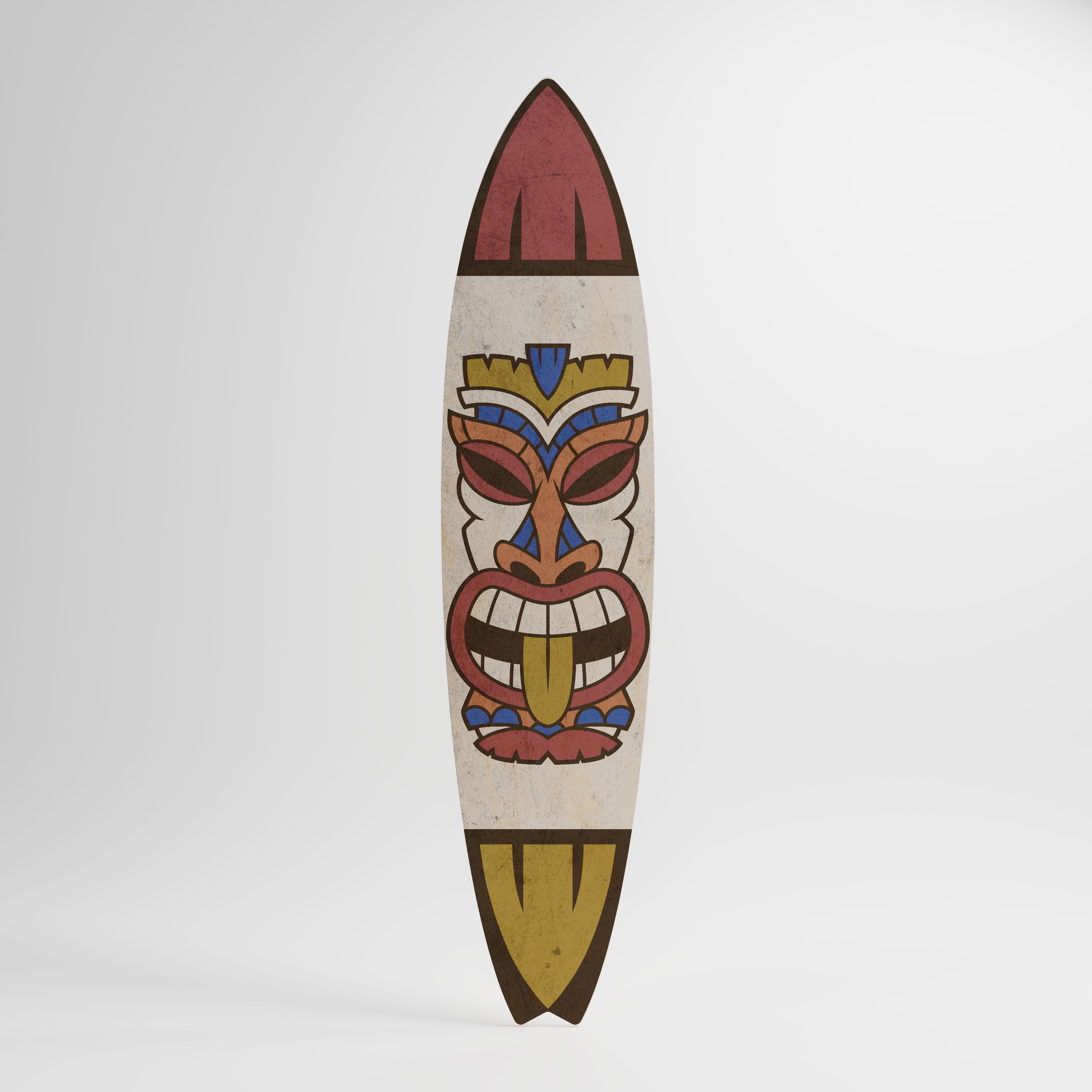 TOTEM TIKI Panel decorativo de tabla de surf