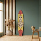 TIKI TOTEM Surfboard Decorative Panel