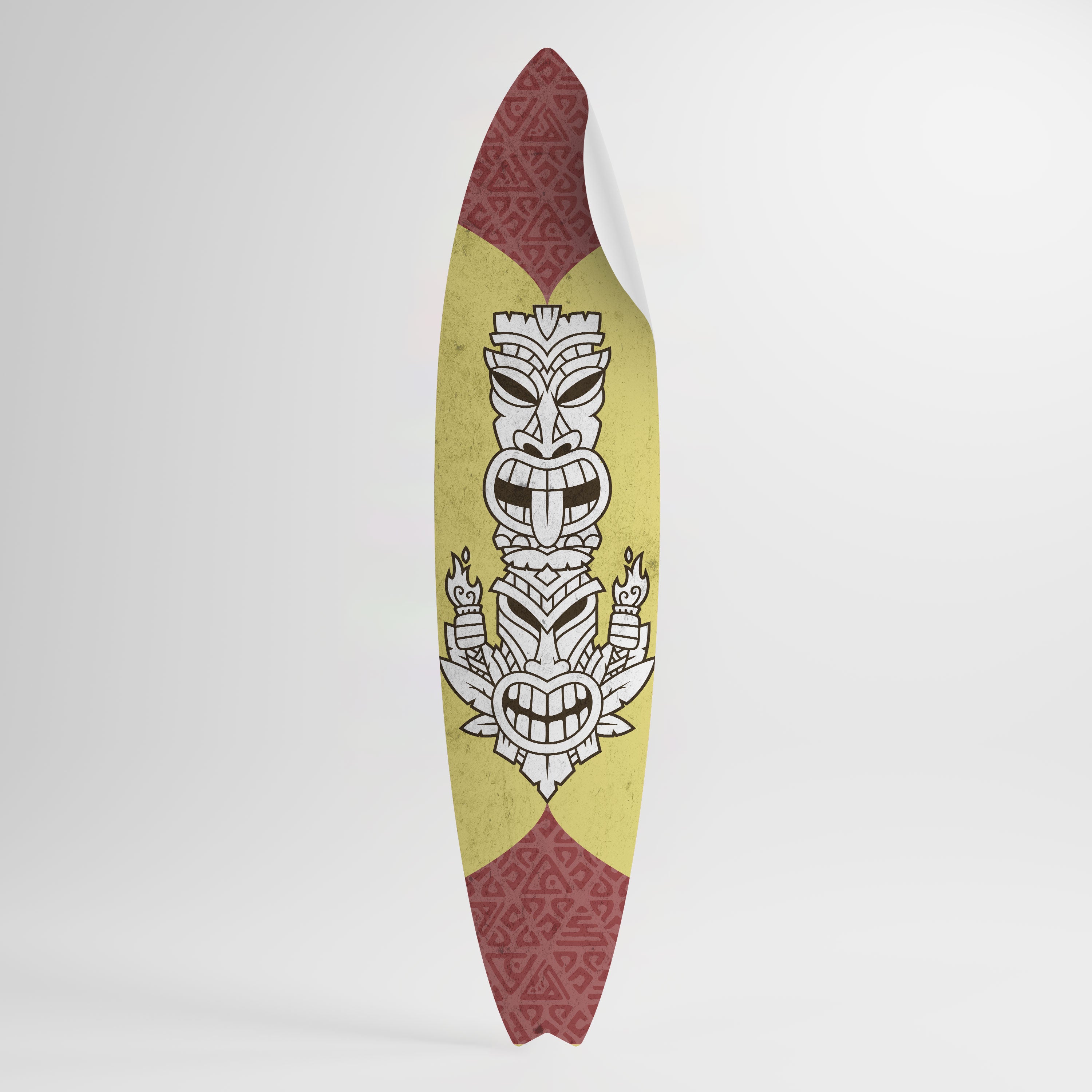 TIKI TOTEM Surfboard-Wandsticker
