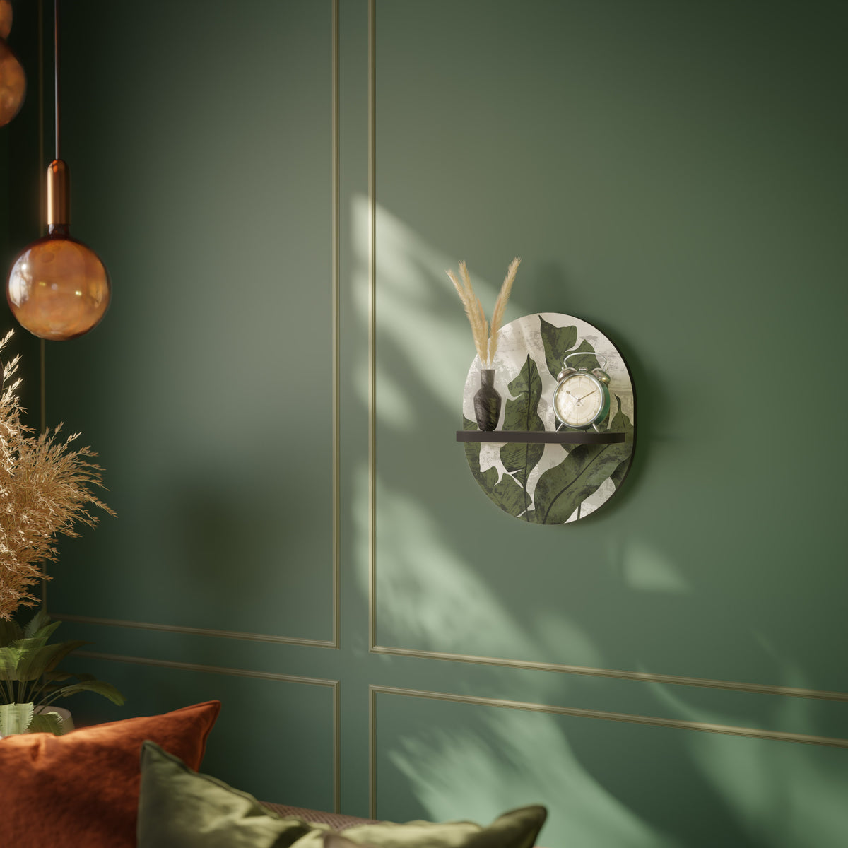 LEAF ECHO Dekoratives Wandregal