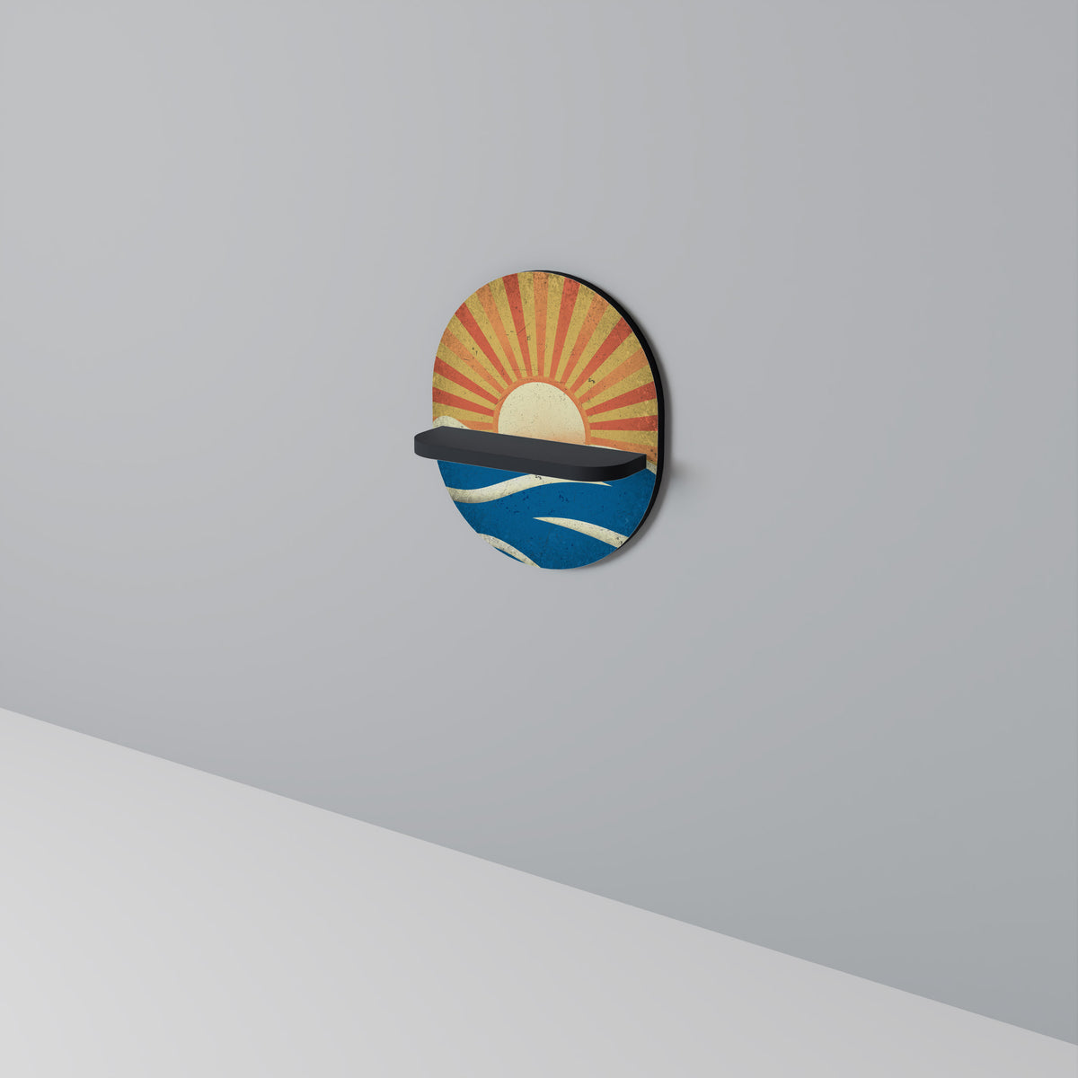 SUNNY SLIDE Dekoratives Wandregal