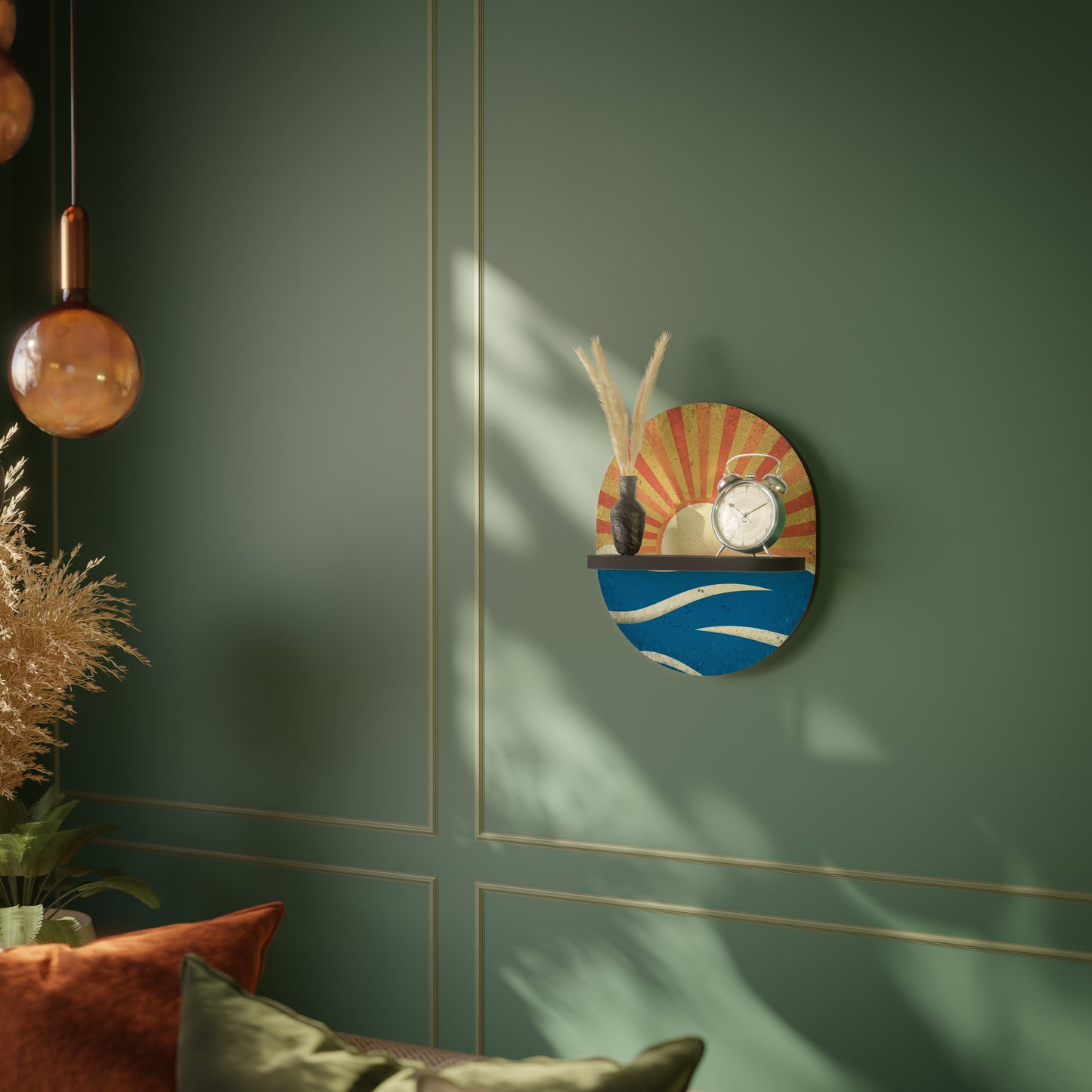 SUNNY SLIDE Art Shelf