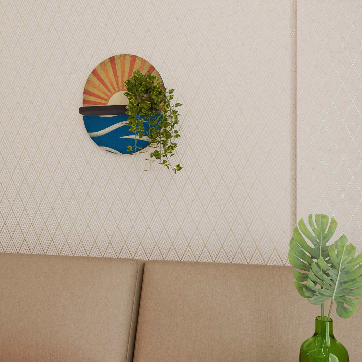 SUNNY SLIDE Διακοσμητικό Ράφι Art Shelf