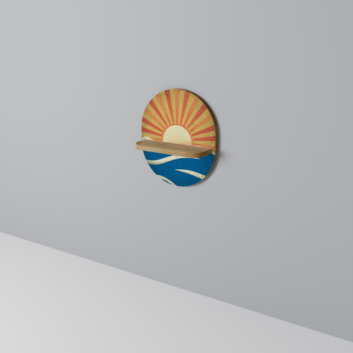 SUNNY SLIDE Dekoratives Wandregal