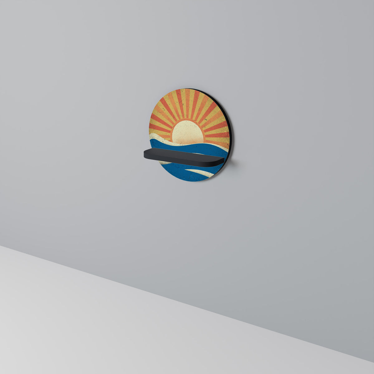 SUNNY SLIDE Dekoratives Wandregal