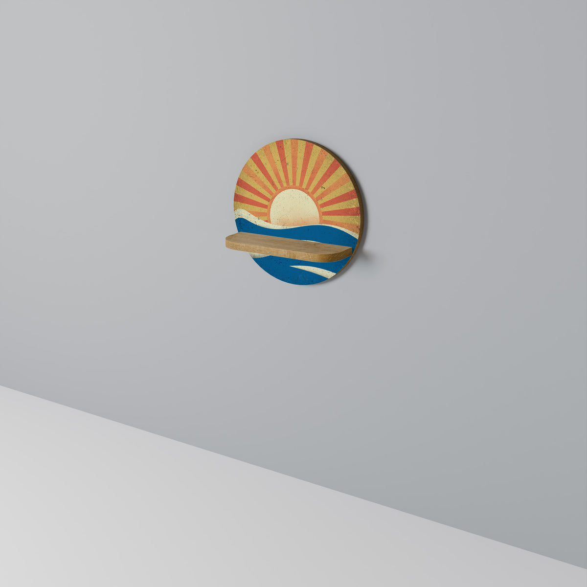 SUNNY SLIDE Dekoratives Wandregal