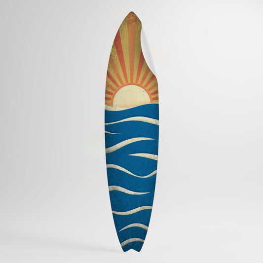 SUNNY SLIDE Vinilo decorativo de tabla de surf