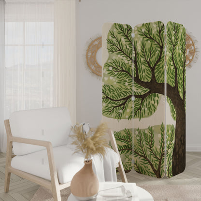 WILDERNESS DASH 3-Panel Plywood Room Divider