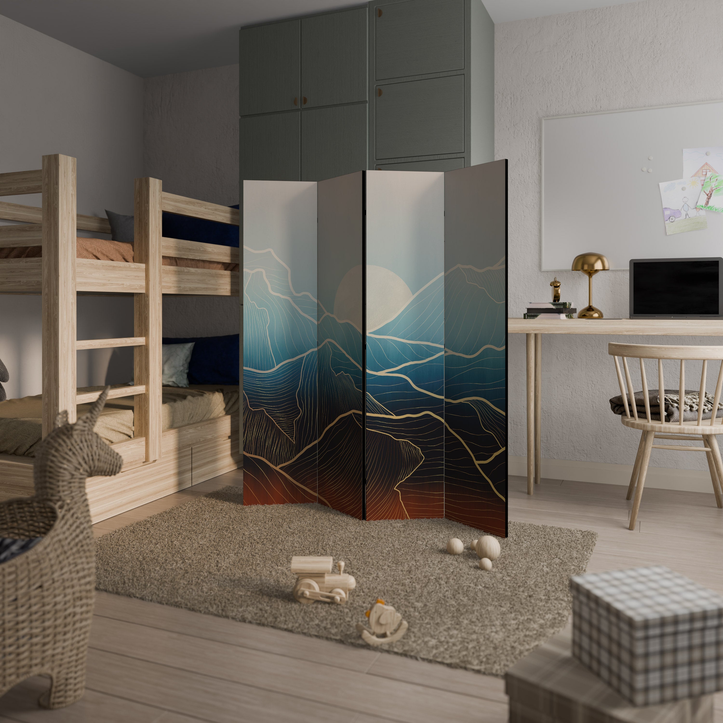 LUNAR SECRETS Rumsavdelare 4 paneler