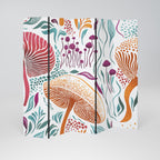 FUNGUS FANTASY 5dílný paraván