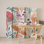 FUNGUS FANTASY 5dílný paraván