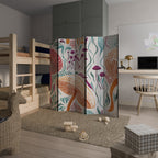 FUNGUS FANTASY 5dílný paraván