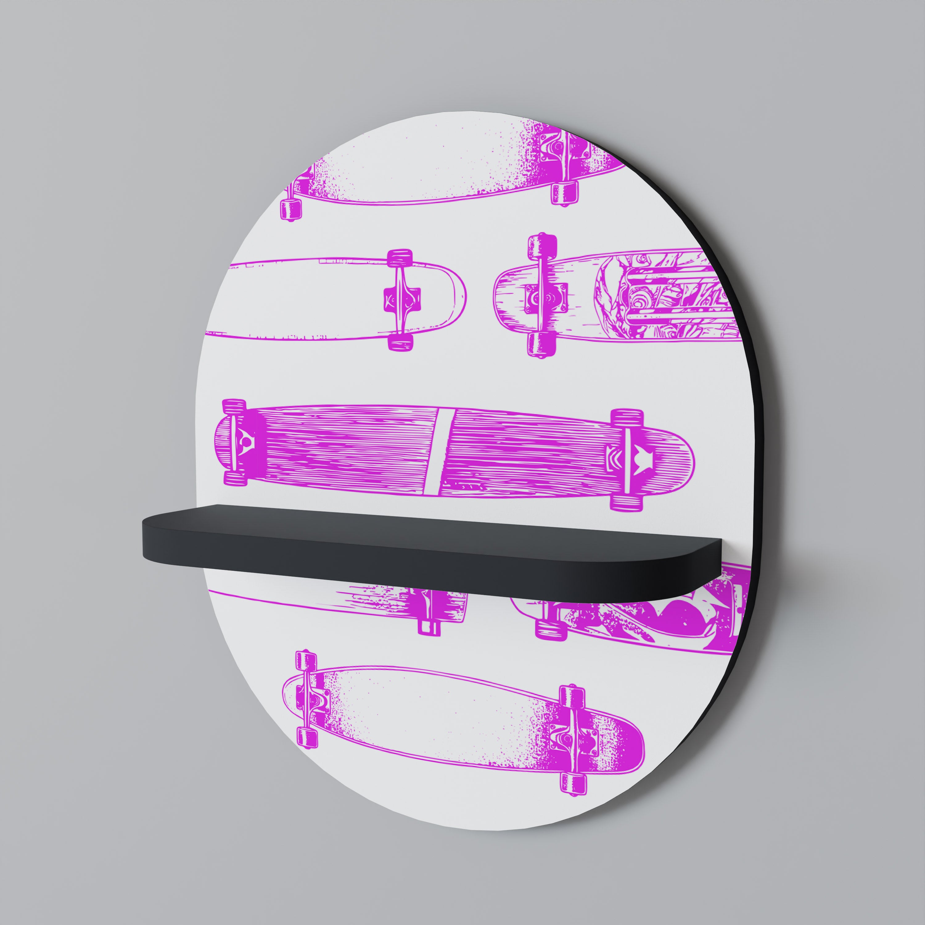 SKATEBOARD SKETCH Estante Artístico