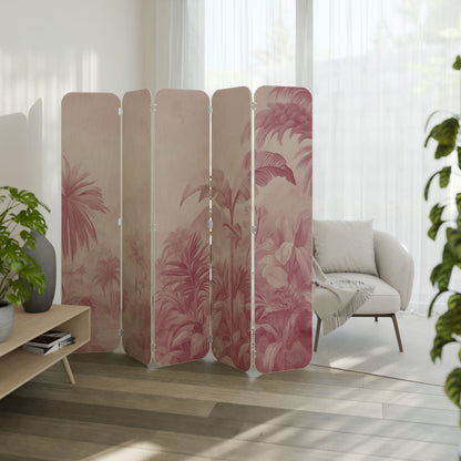 SWEET TROPICS 5-Panel Plywood Room Divider