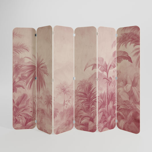 SWEET TROPICS 6-Panel Plywood Room Divider