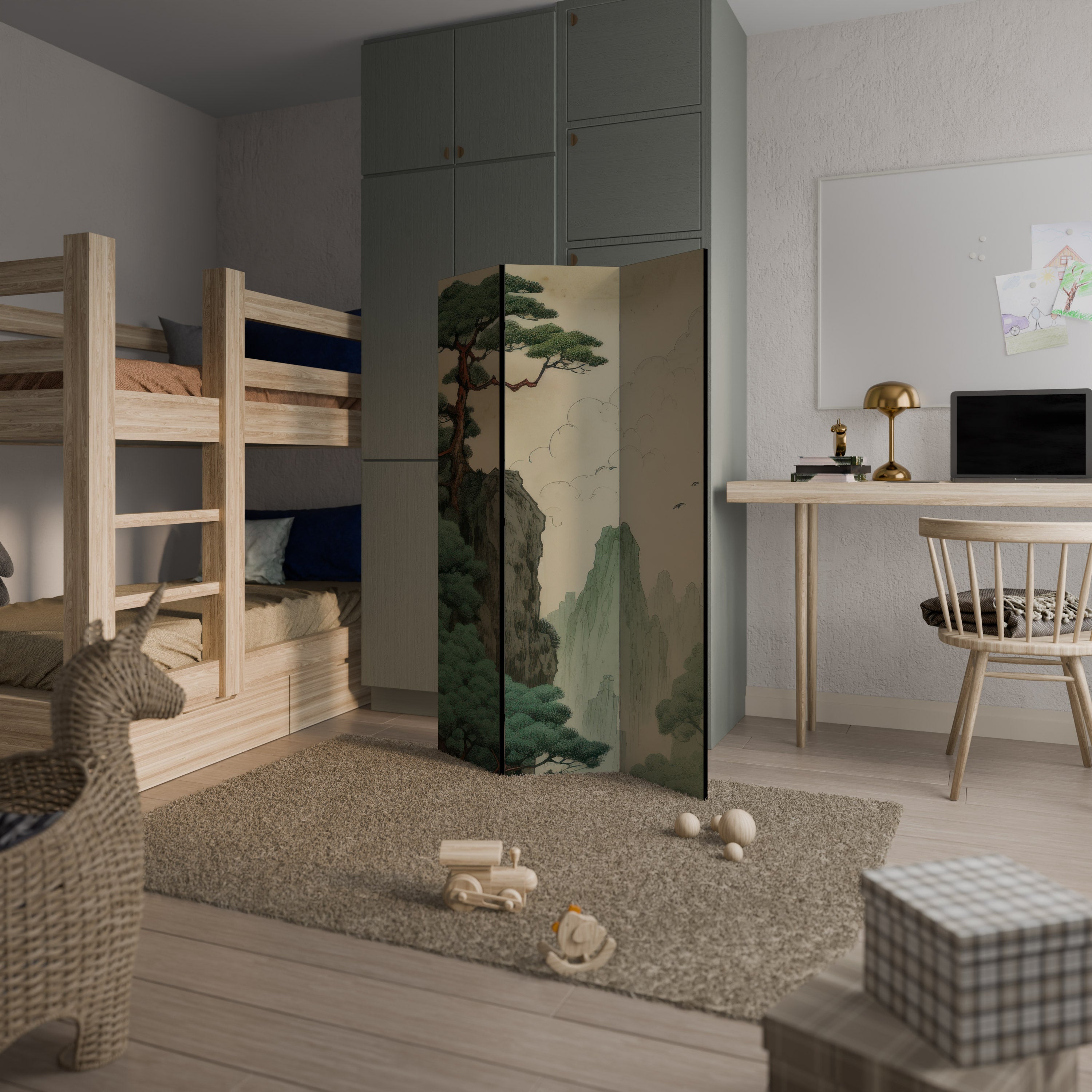 VERDURE ABYSS 3-Panel Room Divider