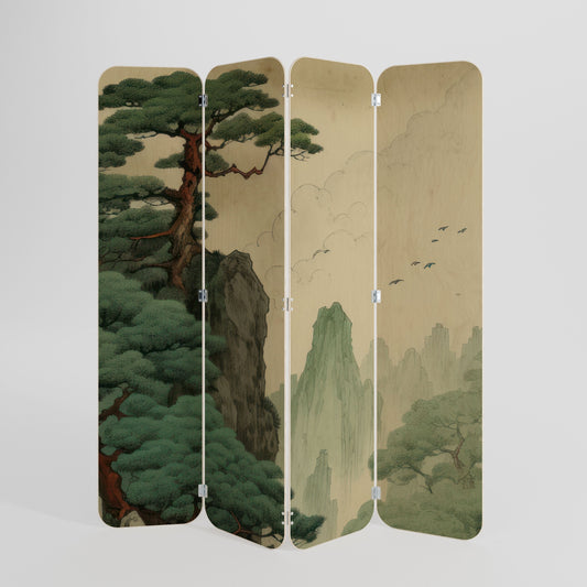 VERDURE ABYSS 4-Panel Plywood Room Divider