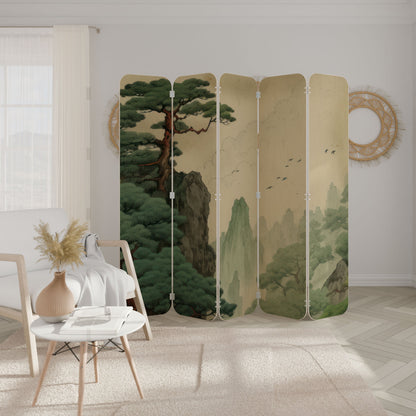 VERDURE ABYSS 5-Panel Plywood Room Divider