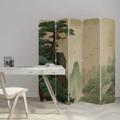 VERDURE ABYSS 5-Panel Plywood Room Divider