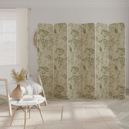 FENNEL BALDACHIN 6-Panel Plywood Room Divider