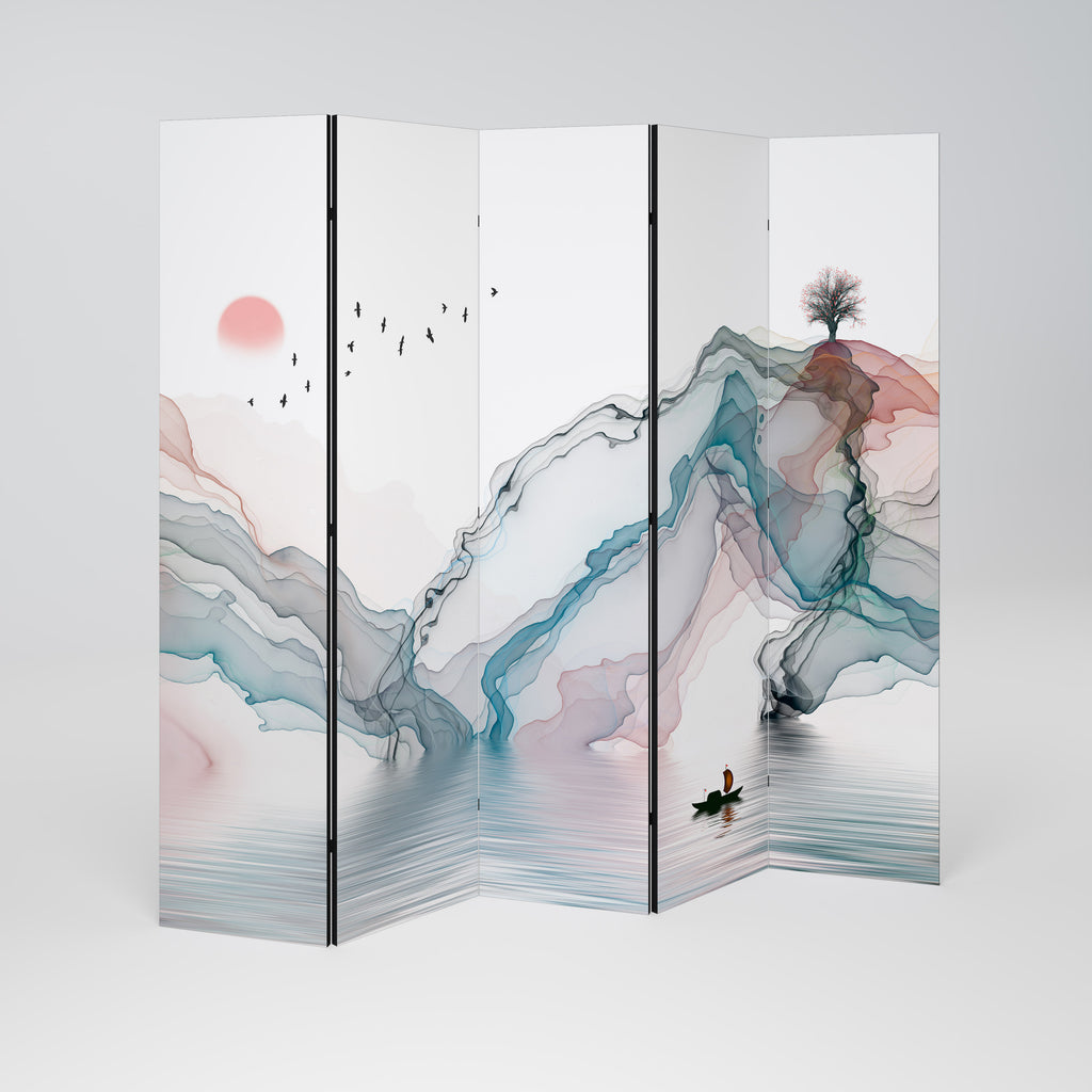 VELVET CROSSING 5dílný paraván