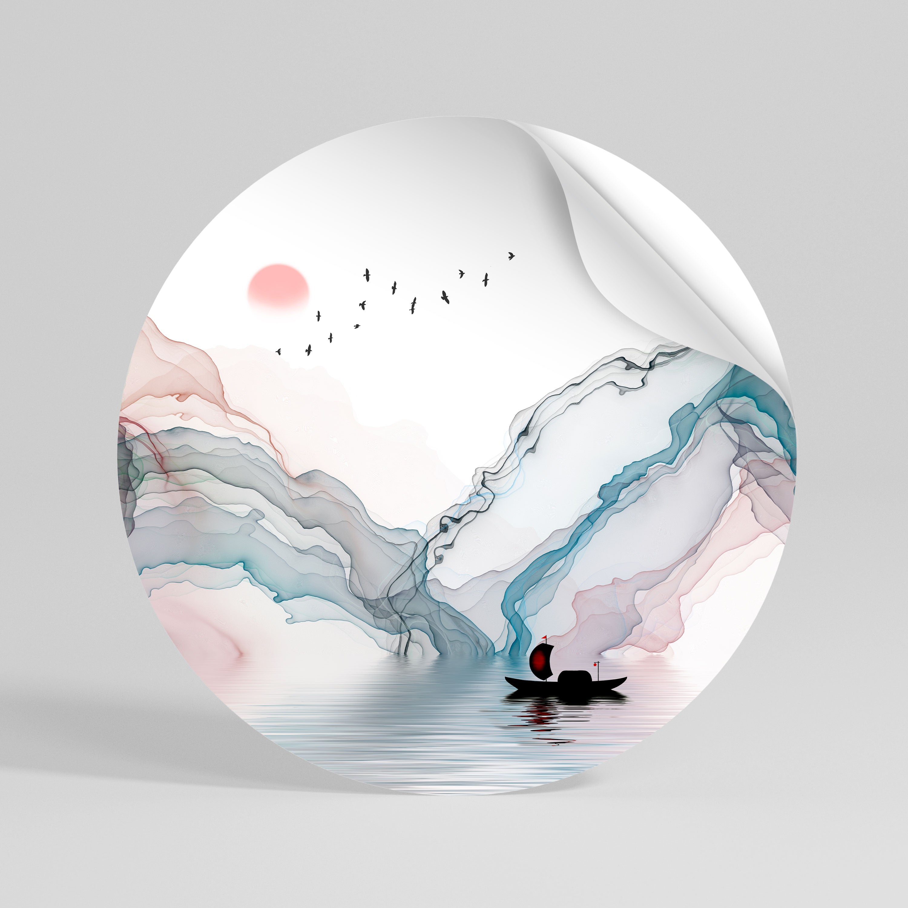 VELVET CROSSING Αυτοκόλλητη Αφίσα στρογγυλή