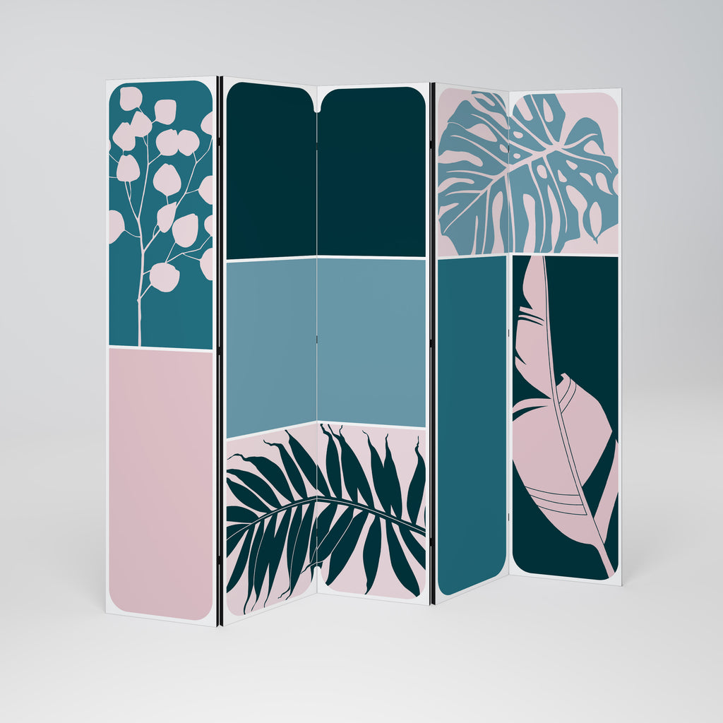 COMBINATION OF SHAPES Biombo de 5 paneles