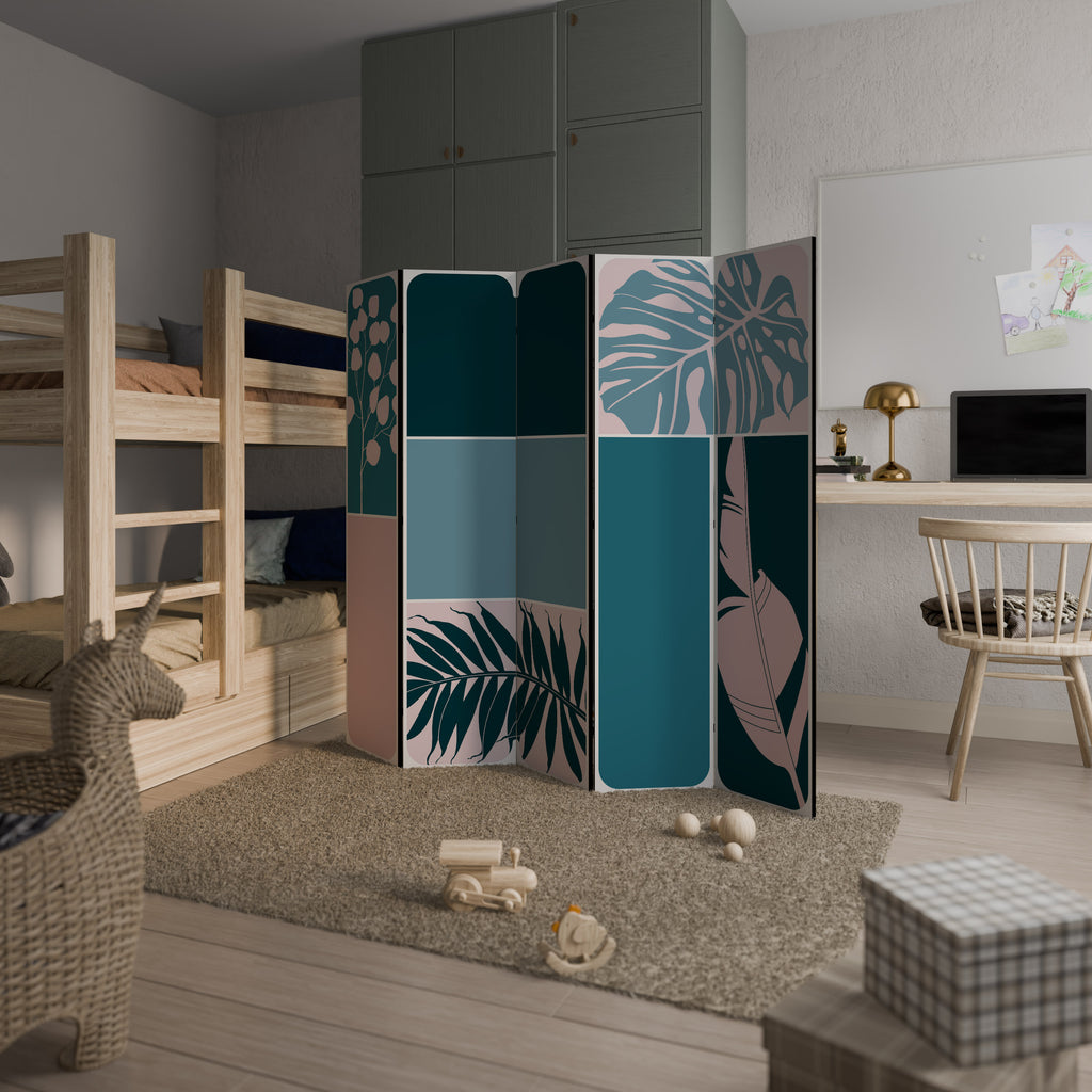 COMBINATION OF SHAPES Biombo de 5 paneles