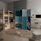 COMBINATION OF SHAPES Biombo de 5 paneles