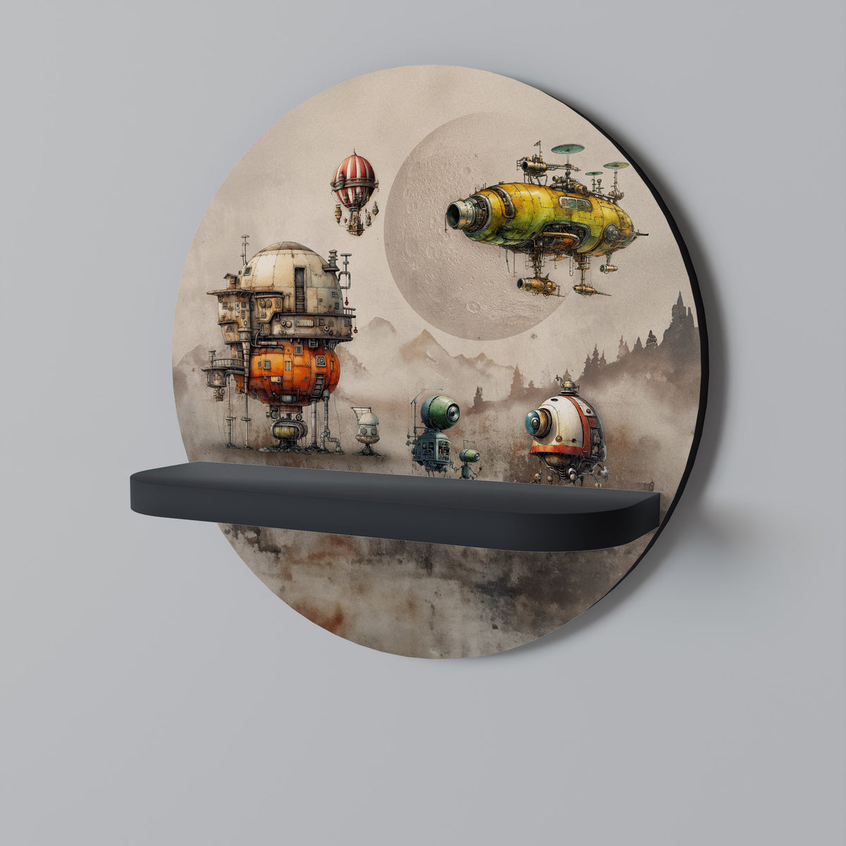 MACHINARIUM MACHINES Dekoratives Wandregal