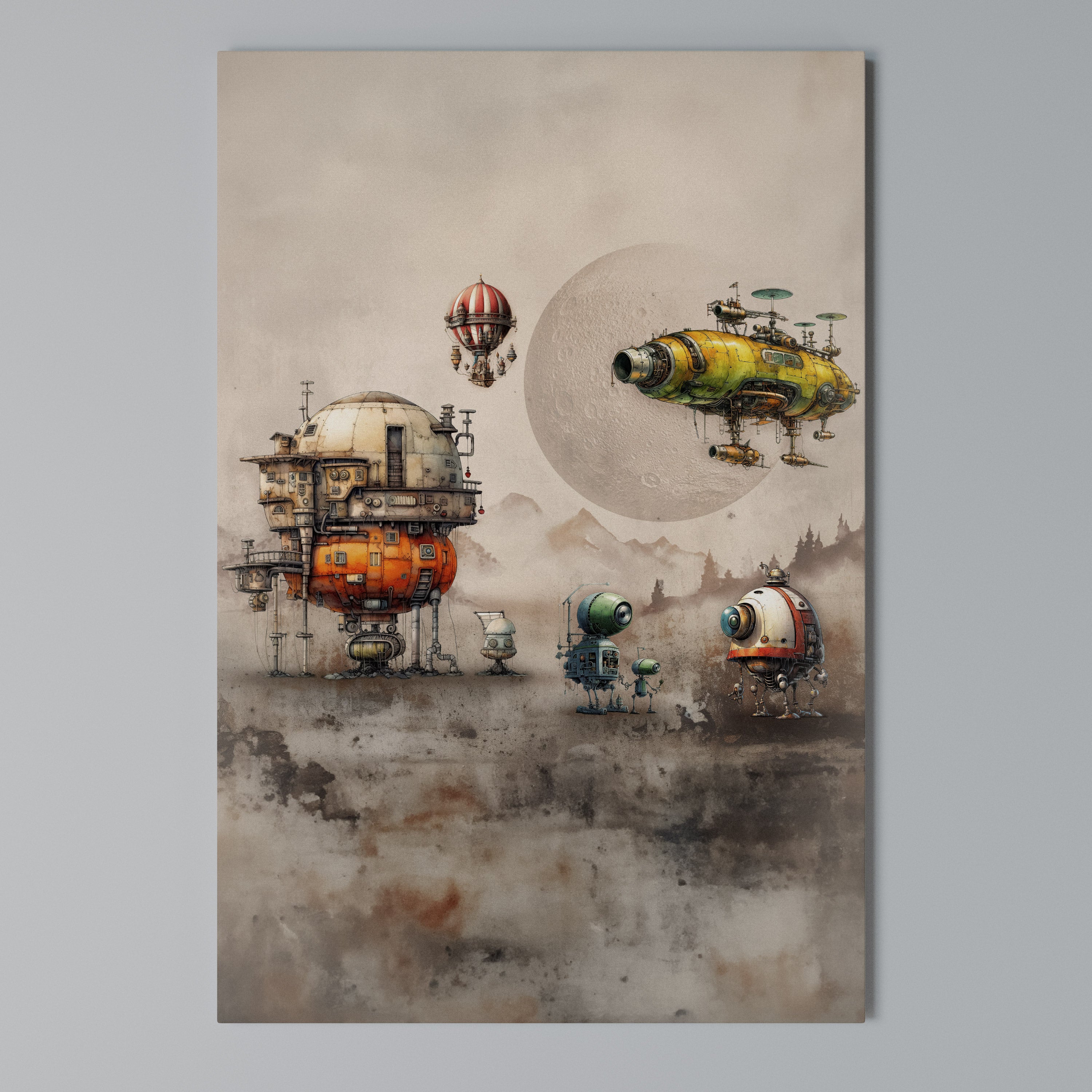 MACHINARIUM MACHINES Cuadro en lienzo vertical