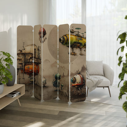 MACHINARIUM MACHINES 5-Panel Plywood Room Divider