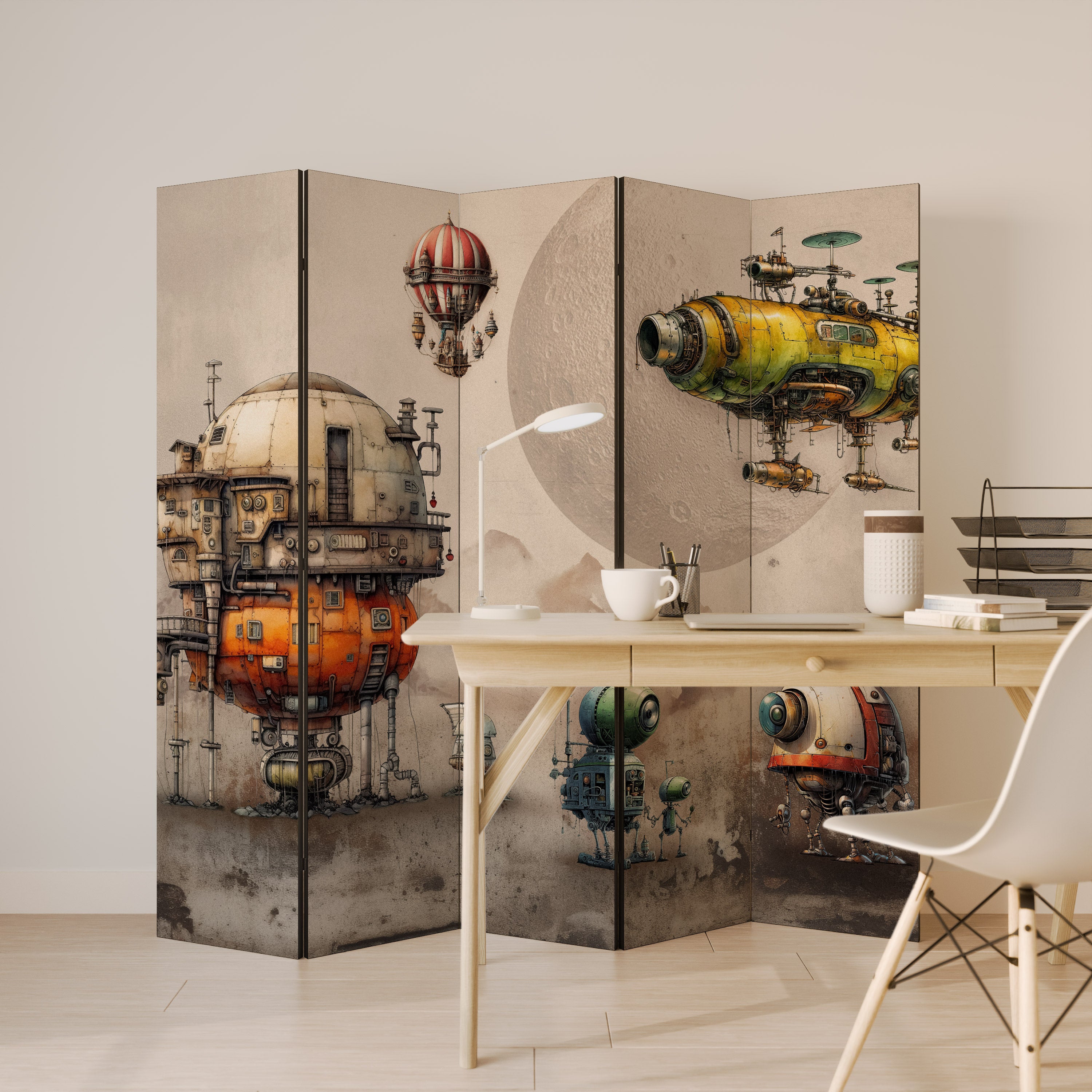 MACHINARIUM MACHINES 5-Panel Room Divider