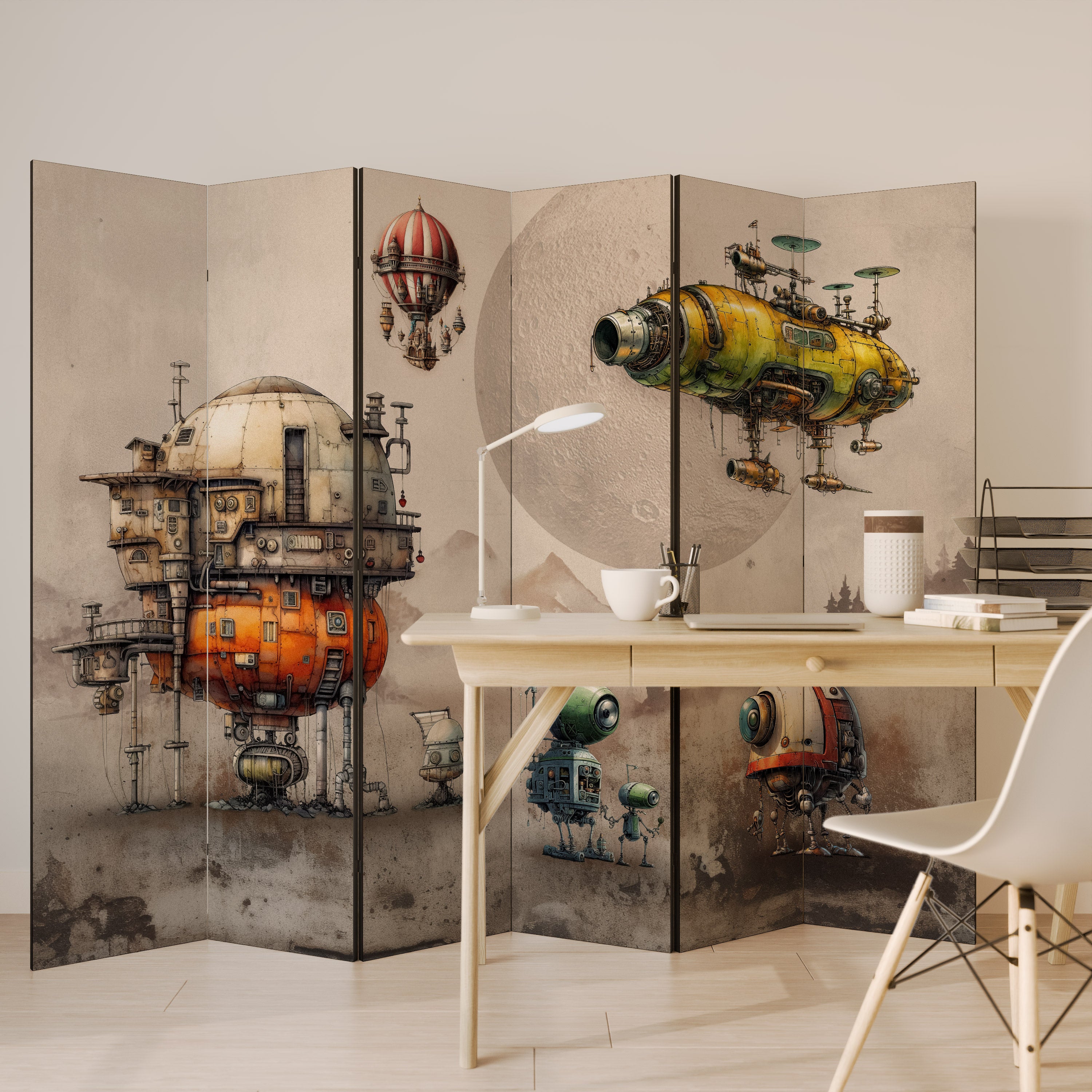 MACHINARIUM MACHINES 6-teiliger Paravent